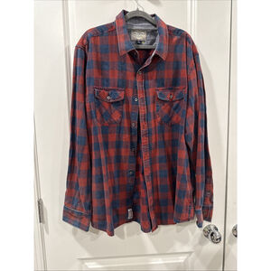 flag and anthem shirt Plaid Sz Xl Men’s